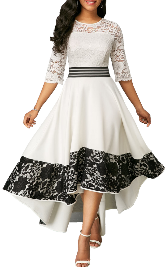 WOMEN DRESS BIANCA - WHITE