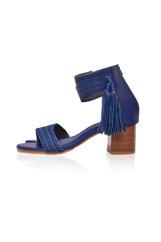 Cabana Tassel Heel Sandals