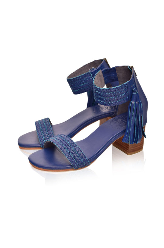 Cabana Tassel Heel Sandals