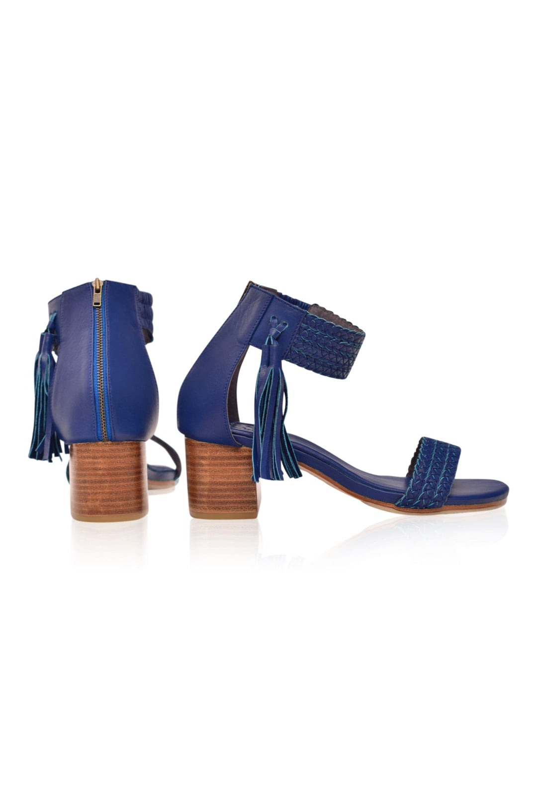 Cabana Tassel Heel Sandals