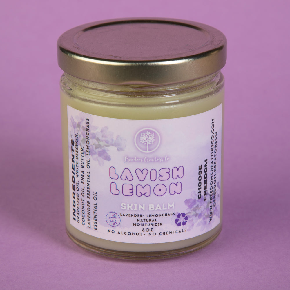 Natural Moisturizer- Lavender Lemongrass Skin Balm